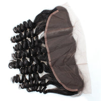 Cameraing Unprocessed Human Remy Hair Loose Wave 13*4 Frontal 1 Piece 5