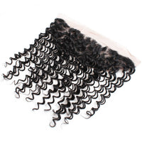 LH Hair Deep Wave Hair Ear to Ear Lace Frontal 1 Piece