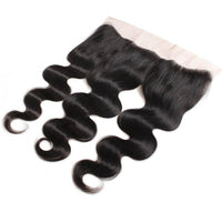 Cameraing Indian Human Virgin Hair Body Wave Hair 3 Bundles with Ear to Ear Lace Frontal 7