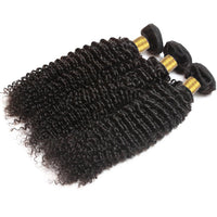 Cameraing Indian Human Virgin Hair kinky curly 3 Bundles 6