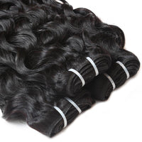 Cameraing Brazilian Human Virgin Hair Water Wave 3 Bundles 3