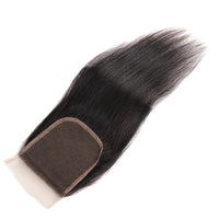 LH Hair Human Remy Hair 4*4 Lace Closure Straight Hair 1 Piece