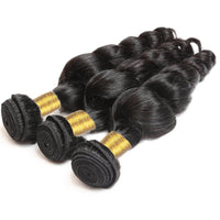 Cameraing Brazilian Human Virgin Hair Loose Wave 3 Bundles 3