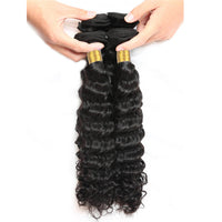 Cameraing Virgin Human Hair Weft Deep Wave Style Single Bundle 3