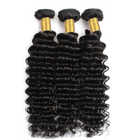 Cameraing Brazilian Human Virgin Hair Deep Wave 3 Bundles 2