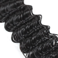 Cameraing Indian Temple Hair 4*4 Swiss Lace Closure Deep Wave Style 1 Piece 5