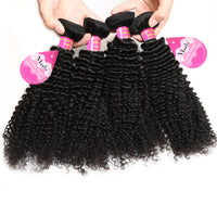 Meetu Brazilian Kinky Curly Virgin Hair Top Unprocessed Human Hair Weave - Ms Virgin Hair