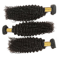 Cameraing Indian Human Virgin Hair kinky curly 3 Bundles 3