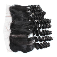 Cameraing Indian Human Virgin Hair Loose Wave Hair 3 Bundles with Ear to Ear Lace Frontal 6