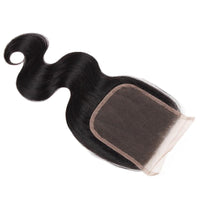 Cameraing Brazilian Human Virgin Hair Body Wave Hair 4 Bundles with 4*4 Lace Closure 6