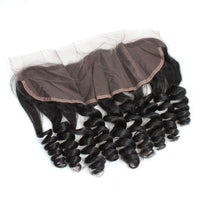Cameraing Unprocessed Human Remy Hair Loose Wave 13*4 Frontal 1 Piece 4
