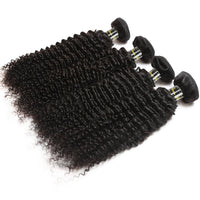 Queen Berry Malaysian Curly Wave Virgin Hair 4 Bundles Wholesale Price - Ms Virgin Hair