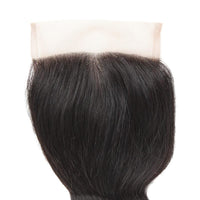 Cameraing Brazilian Human Virgin Hair Loose Wave weft with closure 3 Bundles with 4*4 lace closure 6