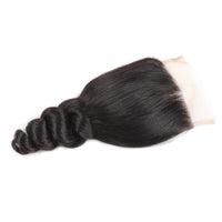 Cameraing Hair Extensions Loose Wave Human Hair 4*4 Lace Closure 1 Piece 2