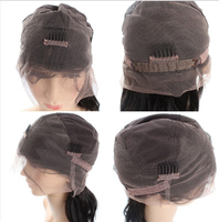 Cameraing Brazilian Human Virgin Hair Pre-Plucked Kinky Curly Full Lace Wig 6
