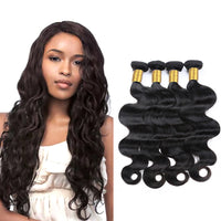 LH Hair Indian Human Virgin Hair Body Wave 4 Bundles