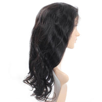 Cameraing Brazilian Human Virgin Hair Pre-Plucked Body Wave Lace Frontal Wig 2