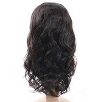 Cameraing Brazilian Human Virgin Hair Pre-Plucked Body Wave Full Lace Wig 2