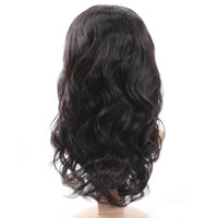 Cameraing Brazilian Human Virgin Hair Pre-Plucked Body Wave Lace Frontal Wig 4
