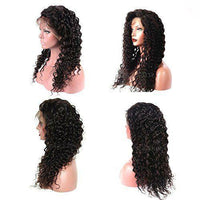 Cameraing Brazilian Human Virgin Hair Pre-Plucked Deep Wave Lace Frontal Wig 3