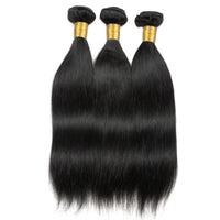 Cameraing Brazilian Human Virgin Hair Straight 3 Bundles 4