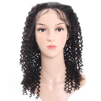 Cameraing Brazilian Human Virgin Hair Pre-Plucked Kinky Curly Full Lace Wig 2