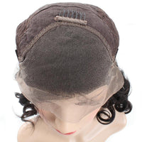 Cameraing Brazilian Human Virgin Hair Pre-Plucked Loose Wave Lace Frontal Wig 7