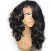 Cameraing Brazilian Human Virgin Hair Pre-Plucked Loose Wave Lace Frontal Wig 3