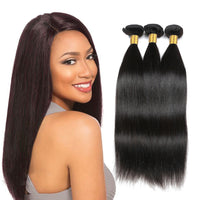 LH Hair Indian Human Virgin Hair Straight 3 Bundles